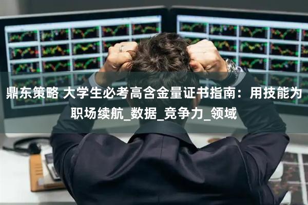 鼎东策略 大学生必考高含金量证书指南：用技能为职场续航_数据_竞争力_领域
